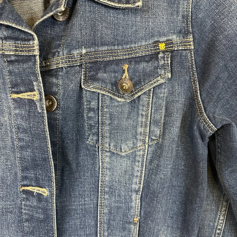 Lucky Brand Jean Jacket Girls Size M EUC